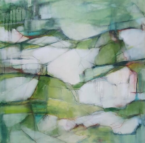 Into the valley par Bea Evers, Peinture en vente sur Singulart