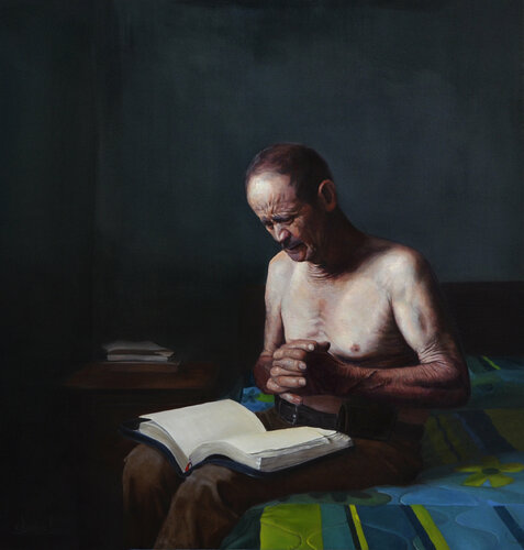 La Oración by Andrés Alarcon, Painting for Sale on Singulart