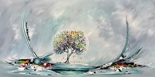 Pair of trees von Gena, Malerei kaufen auf Singulart