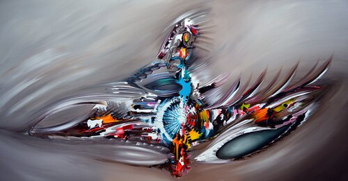 Pool of dreams di Gena, Pittura in vendita su Singulart