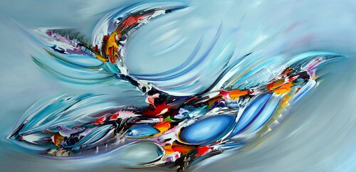 Paint the world di Gena, Pittura in vendita su Singulart