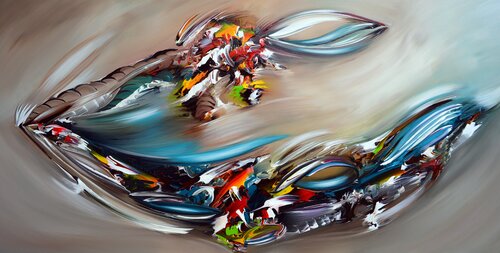 Colours code by Gena, Painting for Sale on Singulart