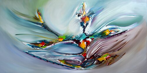 Flying birds von Gena, Malerei kaufen auf Singulart