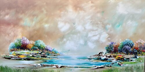 The contemporary world di Gena, Pittura in vendita su Singulart