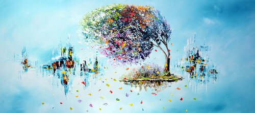 Forward to the Future van Gena, Schilderij te koop op Singulart