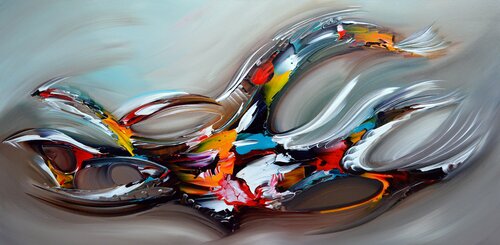 Damaged world di Gena, Pittura in vendita su Singulart