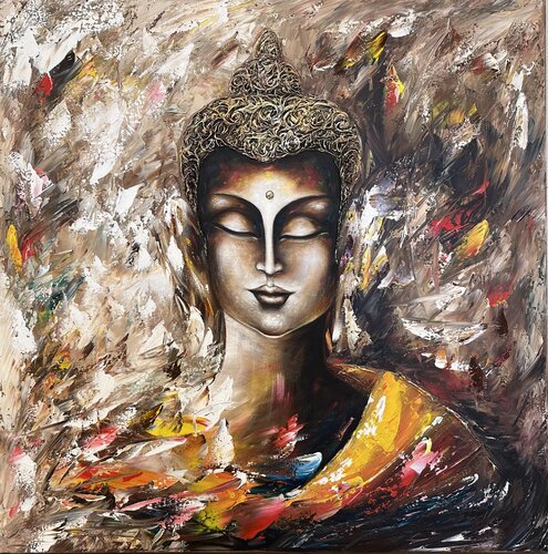 Buddha di Gena, Pittura in vendita su Singulart