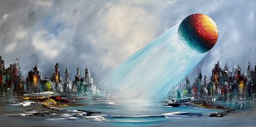 My World di Gena, Pittura in vendita su Singulart