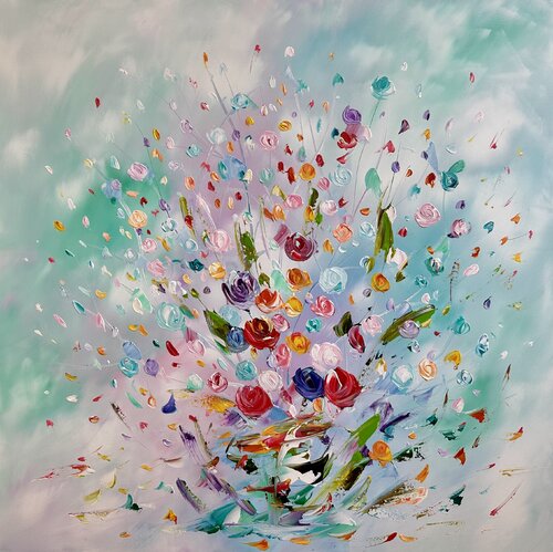 Flowers by Gena, Painting for Sale on Singulart