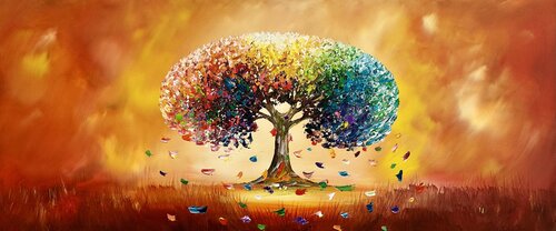 Dream Tree by Gena, Painting for Sale on Singulart