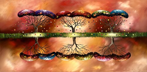 Change of Seasons 2 von Gena, Malerei kaufen auf Singulart