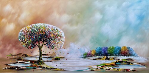 Dreamy Day van Gena, Schilderij te koop op Singulart