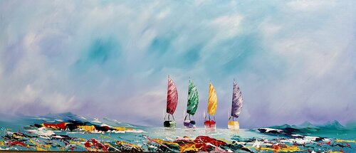 Sailing di Gena, Pittura in vendita su Singulart