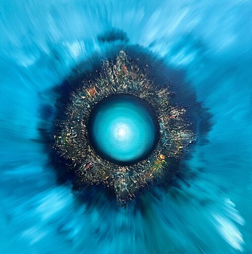 Blue Star von Gena, Malerei kaufen auf Singulart