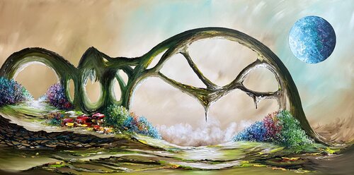 First Contact by Gena, Painting for Sale on Singulart