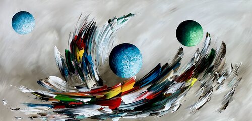 Deep Stream 2 di Gena, Pittura in vendita su Singulart
