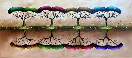 Seasons XXL by Gena, Painting for Sale on Singulart