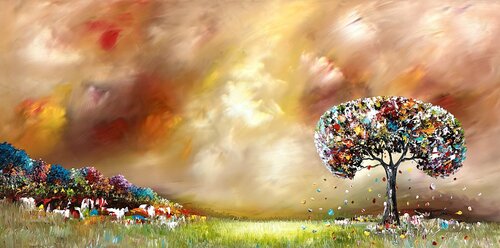 Capturing the beauty of nature van Gena, Schilderij te koop op Singulart