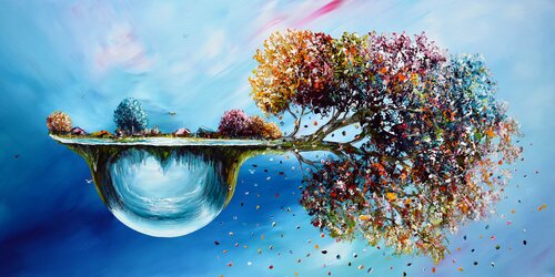 My world van Gena, Schilderij te koop op Singulart