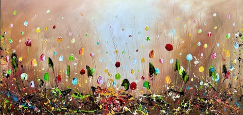 Flowers di Gena, Pittura in vendita su Singulart