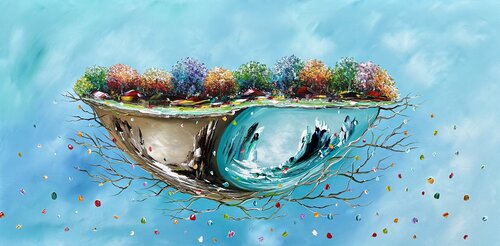 New Life di Gena, Pittura in vendita su Singulart