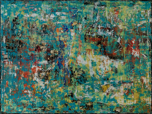 L'oasi magica del colore di Maurizio Paccagnella, Pittura in vendita su Singulart