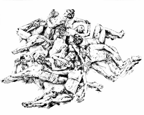 L'ANIMA PENSANTE II 08 (Tanz / dance / schwarz - wei  / black - white) Sarah Jil Niklas