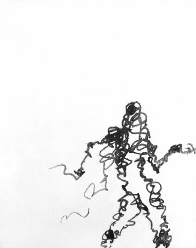 SARAH TANZT 01 // Sarah dances... (Dance, Tanz-Performance) van Sarah Jil Niklas, Schilderij te koop op Singulart