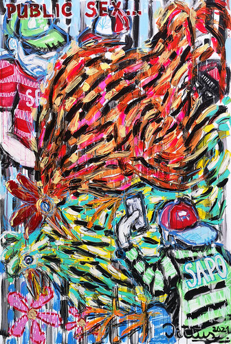 Public sex von Christian Dittus, Malerei kaufen auf Singulart