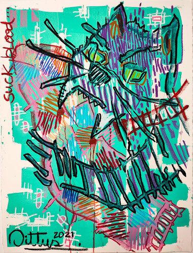 Suck blood von Christian Dittus, Werk auf Papier kaufen auf Singulart