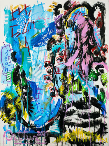 Fast and furious on paper Nº 7 von Christian Dittus, Werk auf Papier kaufen auf Singulart