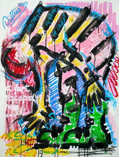 A fart escaped me von Christian Dittus, Werk auf Papier kaufen auf Singulart