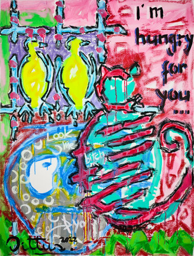 I' m hungry for you von Christian Dittus, Malerei kaufen auf Singulart