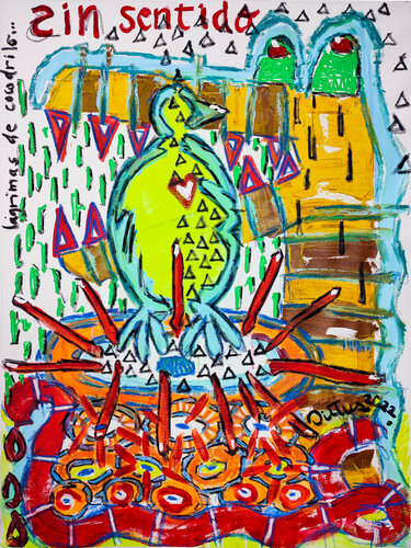 Crocodile tears von Christian Dittus, Malerei kaufen auf Singulart