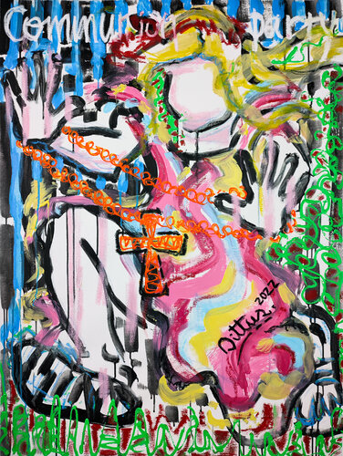 Communion party van Christian Dittus, Schilderij te koop op Singulart