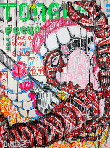 Tongue paella von Christian Dittus, Malerei kaufen auf Singulart