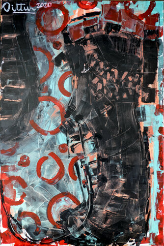 Tired italians von Christian Dittus, Malerei kaufen auf Singulart