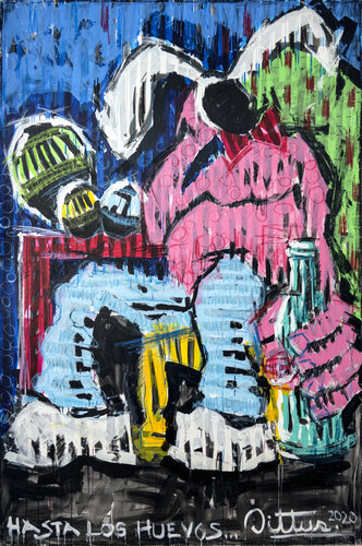 Hasta los huevos von Christian Dittus, Malerei kaufen auf Singulart