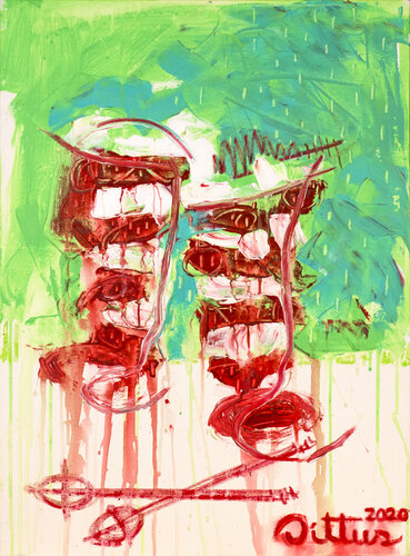 Strawberries with cream von Christian Dittus, Malerei kaufen auf Singulart