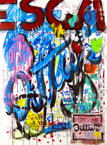 Spectating bird de Christian Dittus, Pintura a la venta en Singulart