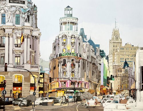 travel-inspired paintings