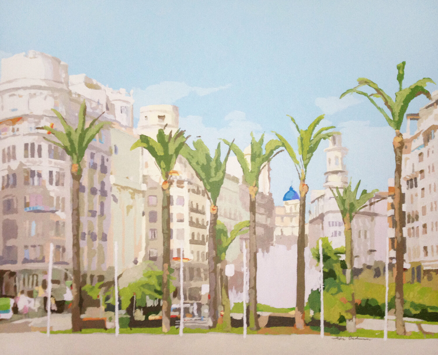 painting landscapes from travels