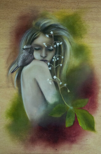 Woodsense I par Elisa De la Torre, Peinture en vente sur Singulart