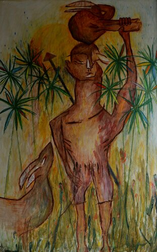 LA CHASSE von Pascal Briba, Malerei kaufen auf Singulart