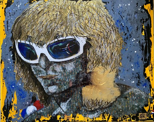 Lettre à France ... ( Michel Polnareff) van Alain Granger (A.G.R.), Schilderij te koop op Singulart