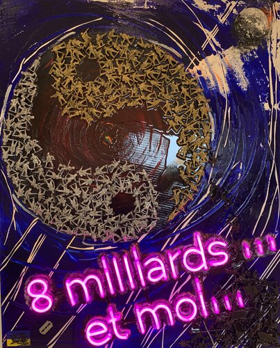 8 MILLIARDS ...ET MOI ... ( ARLIGHT) von Alain Granger (A.G.R.), Malerei kaufen auf Singulart