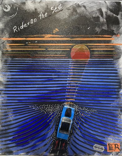 Rider On the Sea ... von Alain Granger (A.G.R.), Malerei kaufen auf Singulart