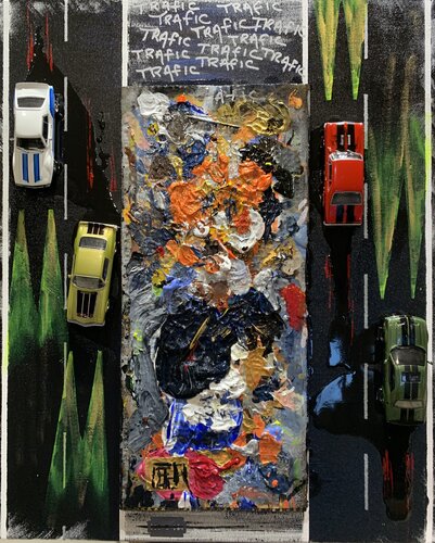 TRAFIC ! di Alain Granger (A.G.R.), Pittura in vendita su Singulart