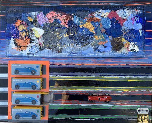 STORM ... BOX ! BOX  ! by Alain Granger (A.G.R.), Painting for Sale on Singulart