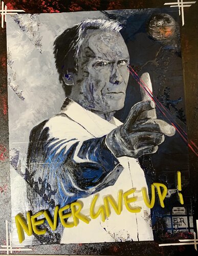 NEVER GIVE UP ! de Alain Granger (A.G.R.), Pintura a la venta en Singulart